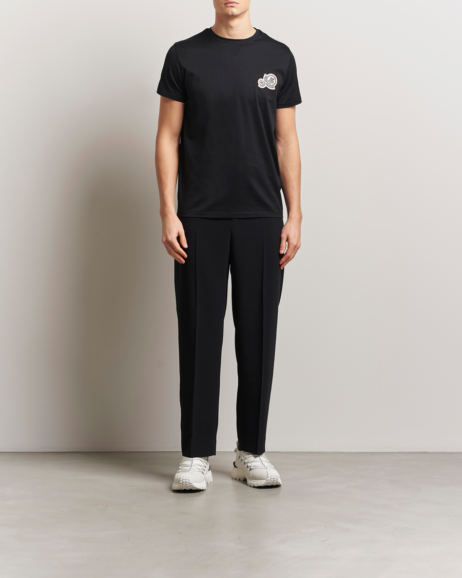 Homme | T-shirts | Moncler | Double Logo T-Shirt Black