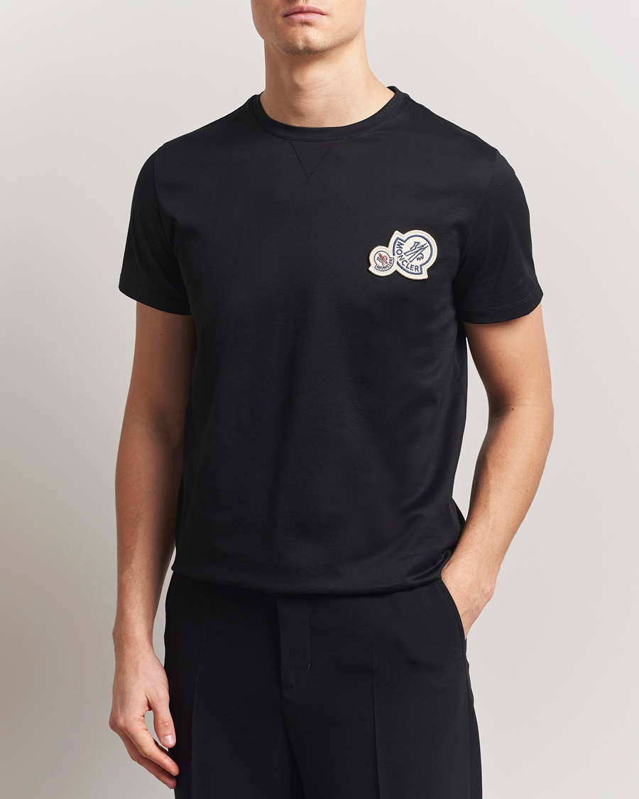 Homme | T-shirts | Moncler | Double Logo T-Shirt Black
