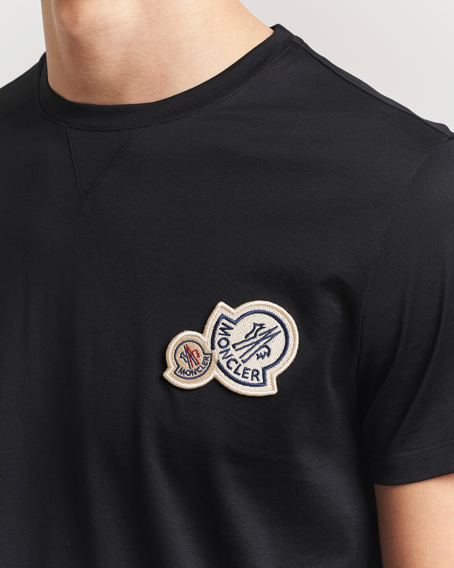 Homme | T-shirts | Moncler | Double Logo T-Shirt Black