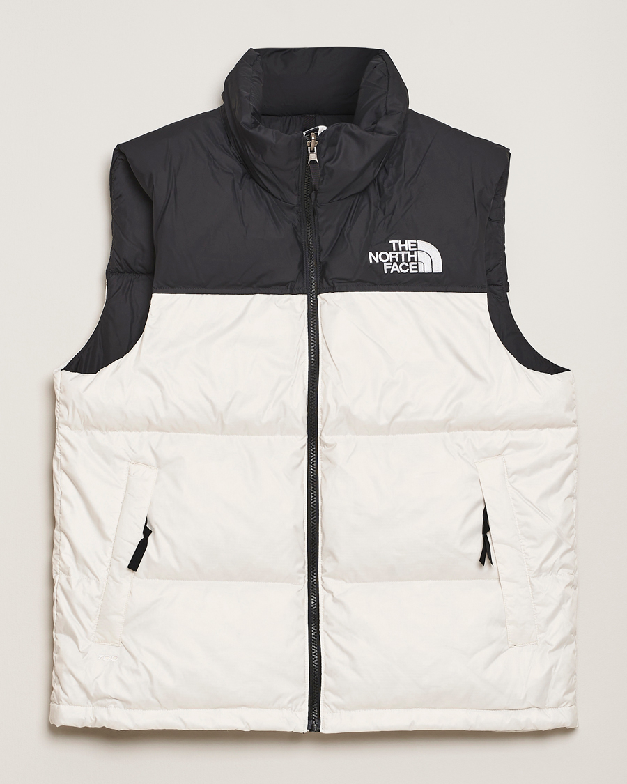 Homme | Manteaux Et Vestes | The North Face | 1996 Retro Nuptse Vest White Dune/Black