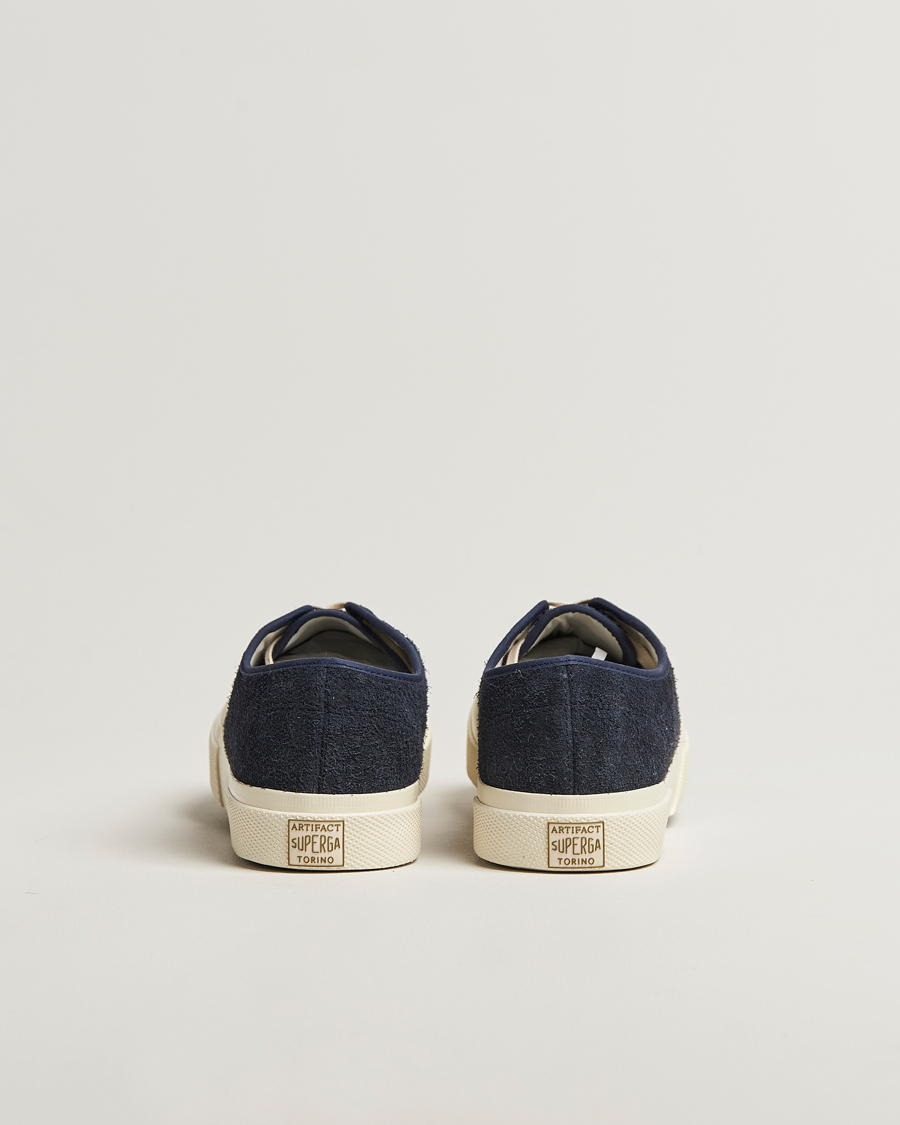 Homme | Superga 2432 Works Hairy Suede Navy | Superga | 2432 Works Hairy Suede Navy