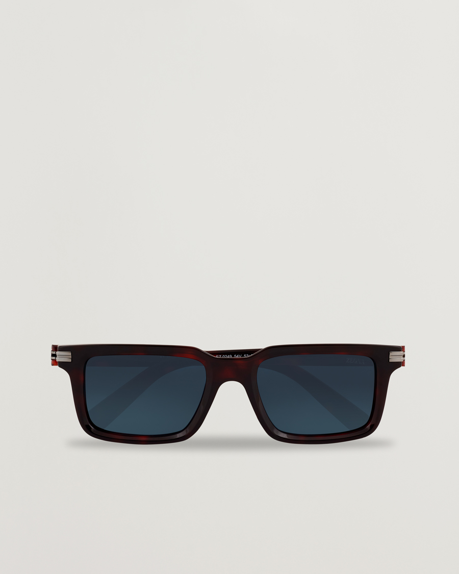 Homme | Lunettes De Soleil | Zegna | EZ0249 Sunglasses Havana