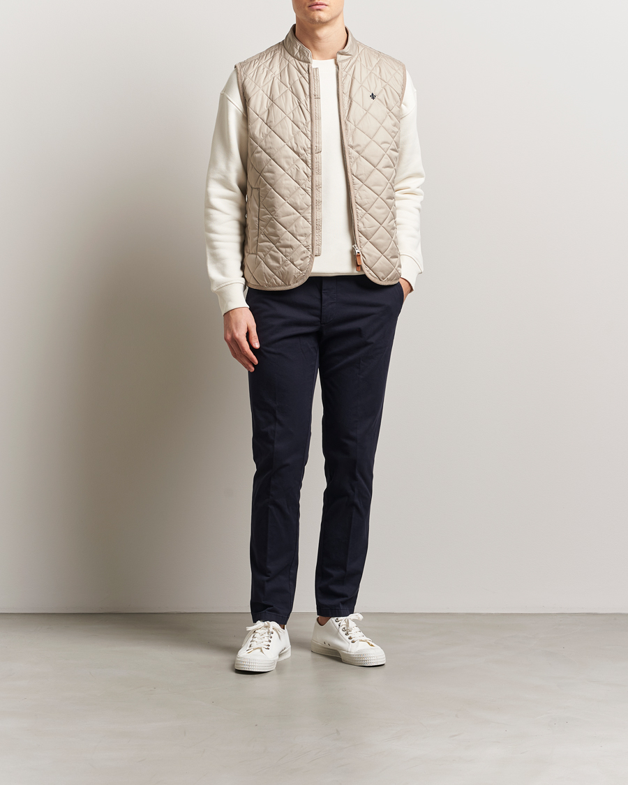Homme | Gilets | Morris | Teddy Quilted Vest Khaki