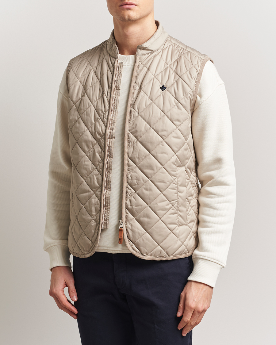 Homme | Gilets | Morris | Teddy Quilted Vest Khaki