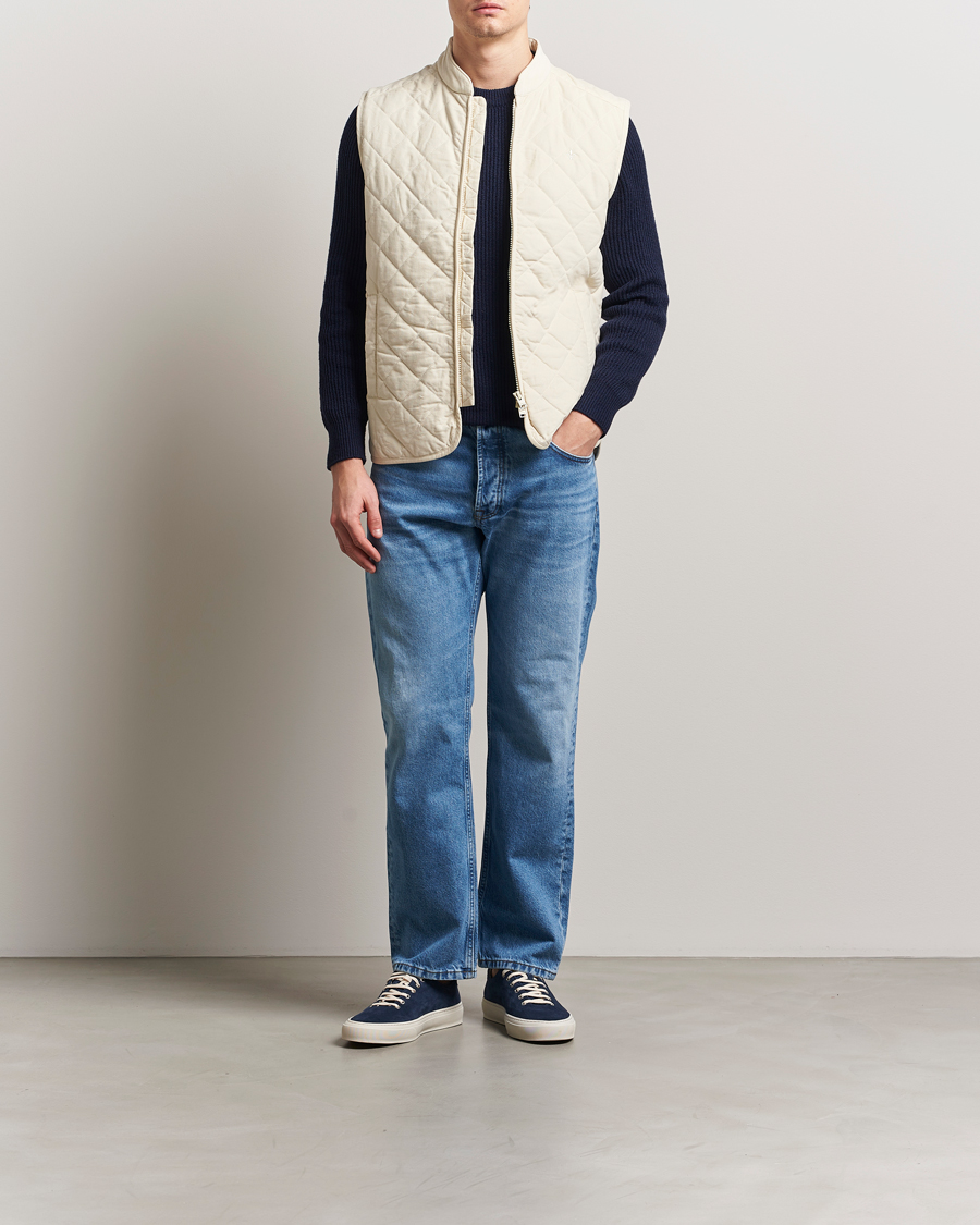 Homme | Manteaux Et Vestes | Morris | Teddy Quilted Cord Vest Khaki