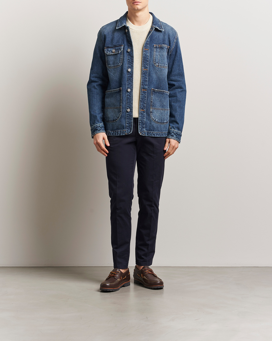 Homme | Chemises | Morris | Denim Shirt Jacket Blue