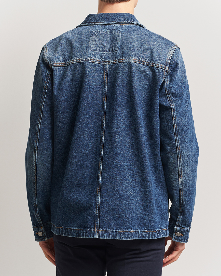 Homme | Chemises | Morris | Denim Shirt Jacket Blue