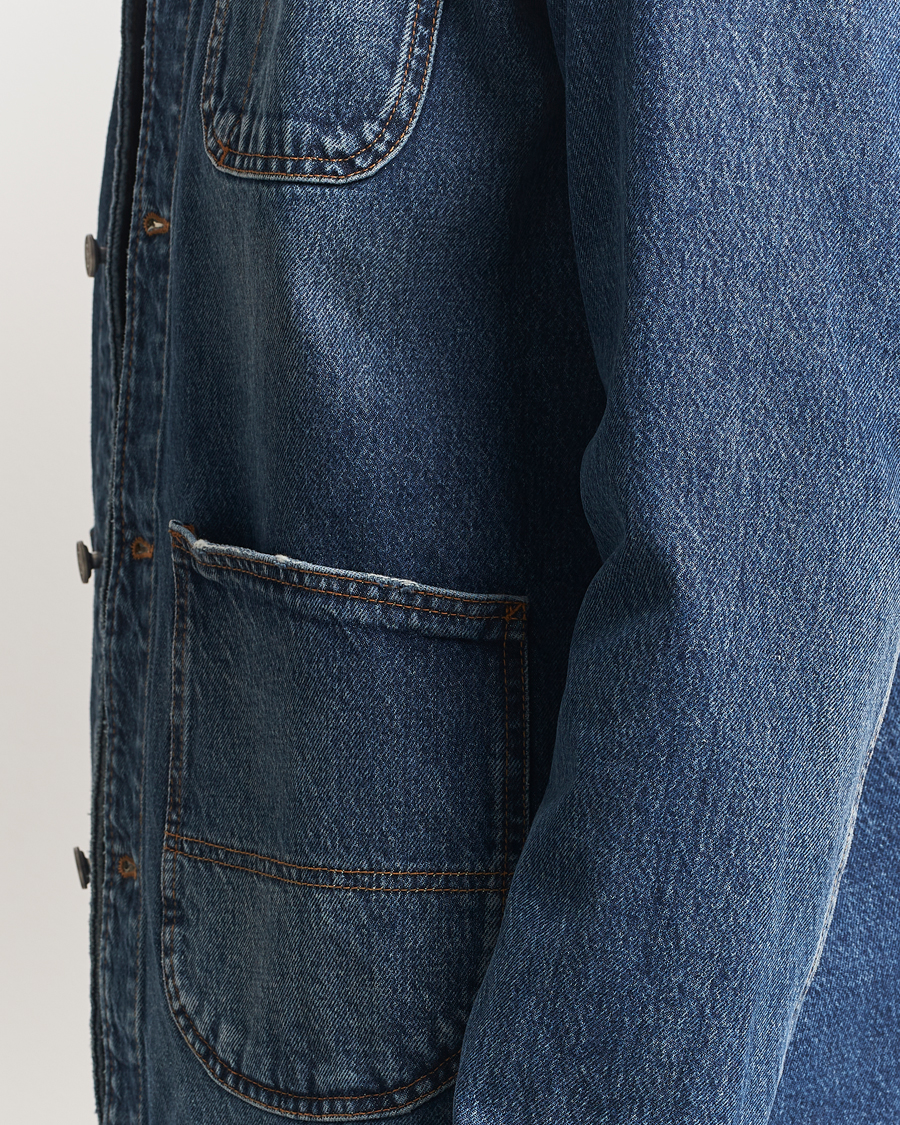 Homme | Chemises | Morris | Denim Shirt Jacket Blue