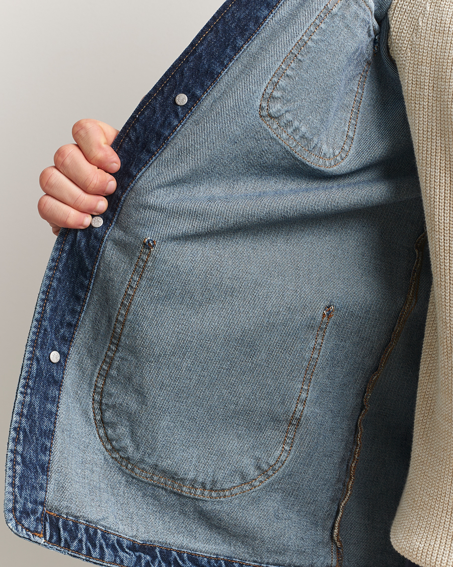 Homme | Chemises | Morris | Denim Shirt Jacket Blue
