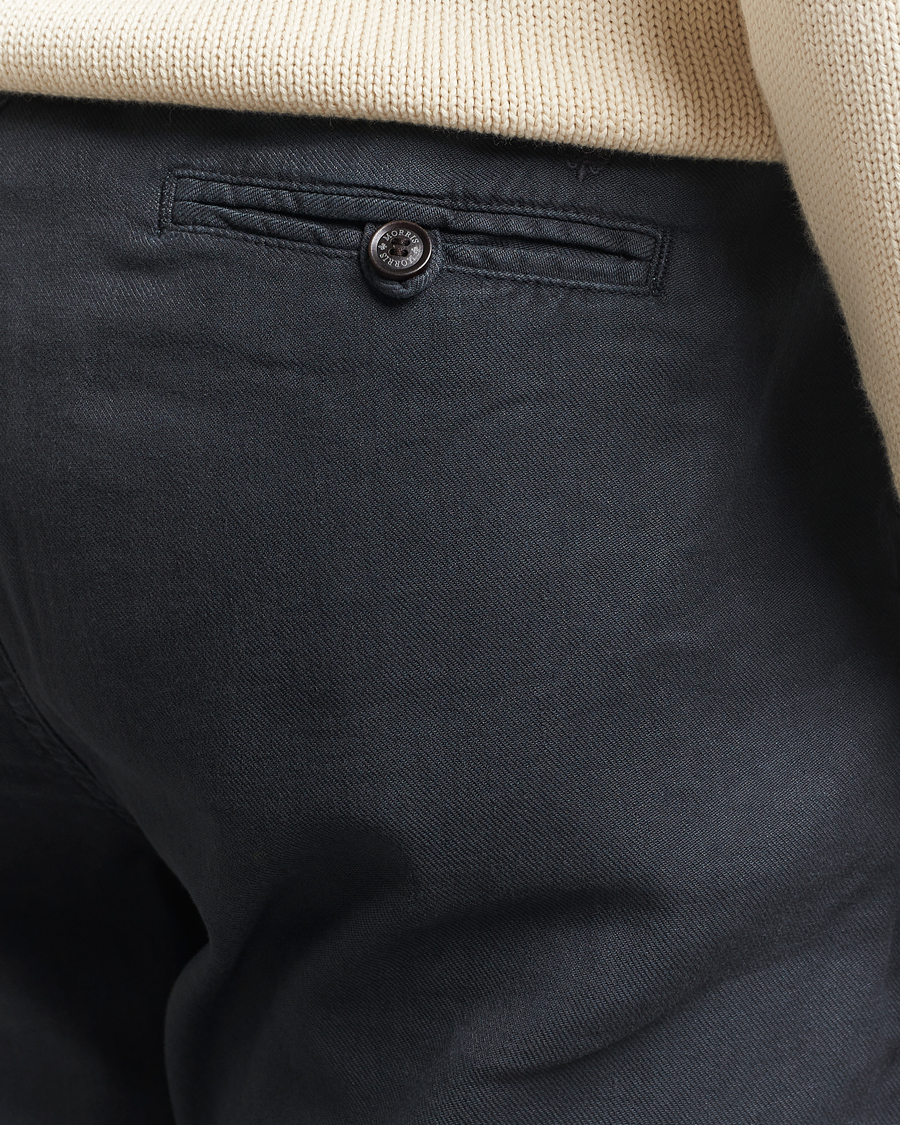 Homme | Pantalons | Morris | Fenix Linen/Cotton Trousers Blue