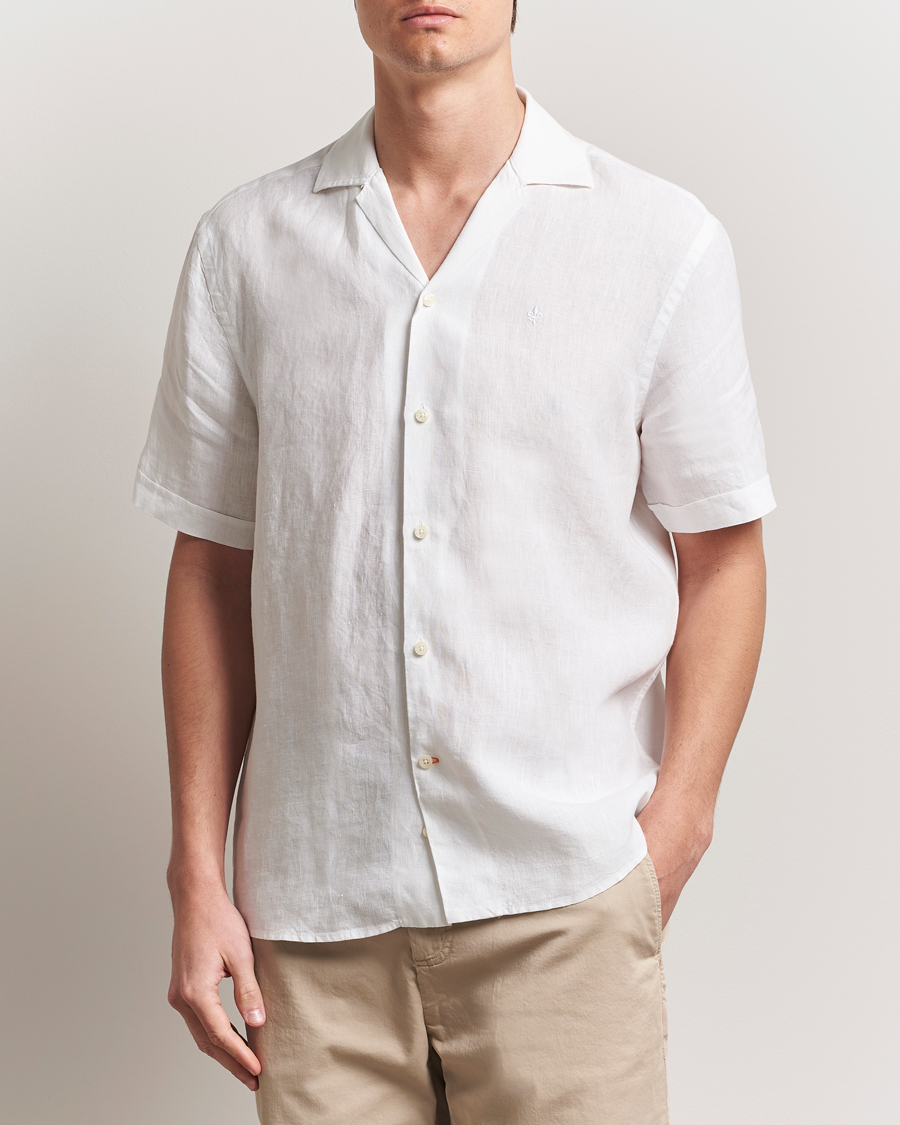 Homme | Chemises | Morris | Resort Linen Shirt White
