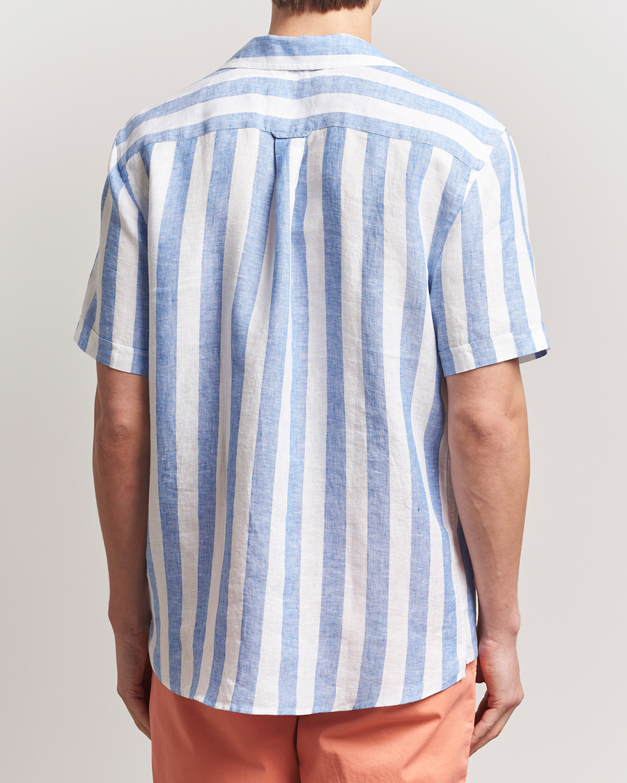 Homme | Chemises | Morris | Resort Linen Shirt Blue