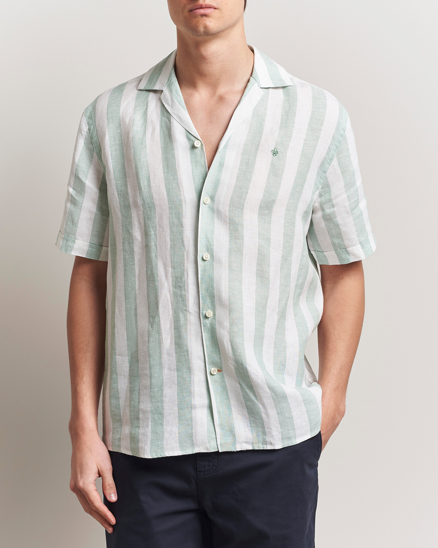 Homme | Chemises | Morris | Resort Linen Shirt Green