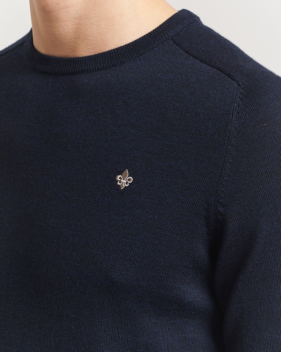 Homme | Pulls Et Tricots | Morris | Merino O-Neck Navy
