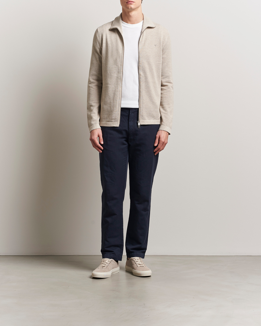 Homme | Pulls Et Tricots | Morris | Jake Zip Cardigan Khaki