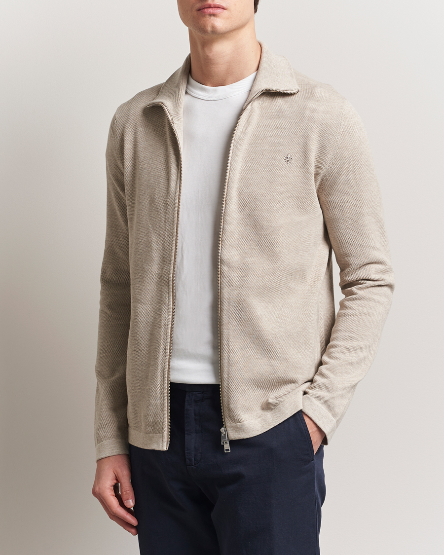 Homme | Pulls Et Tricots | Morris | Jake Zip Cardigan Khaki