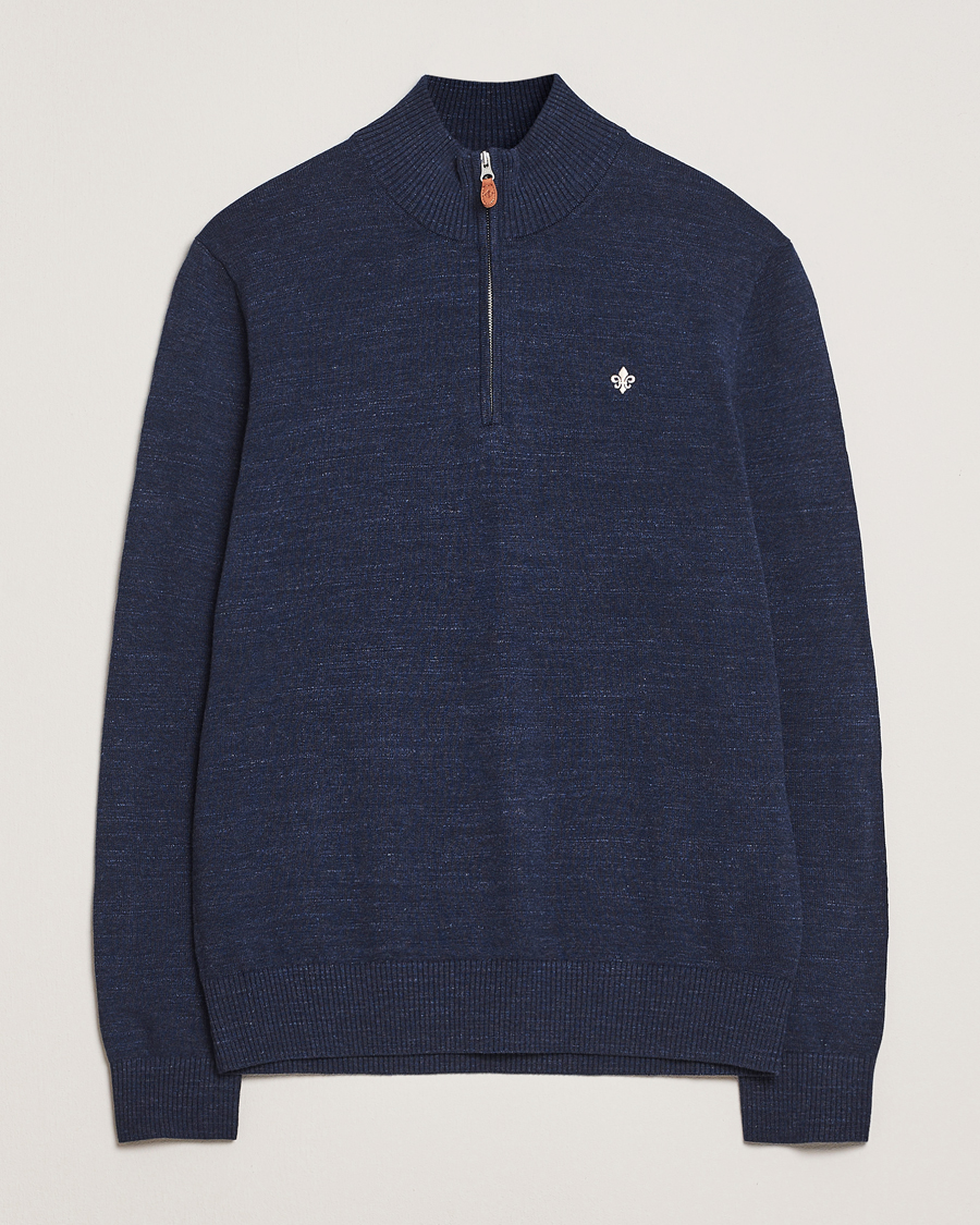 Homme | Pulls Et Tricots | Morris | Randall Half Zip Dark Blue