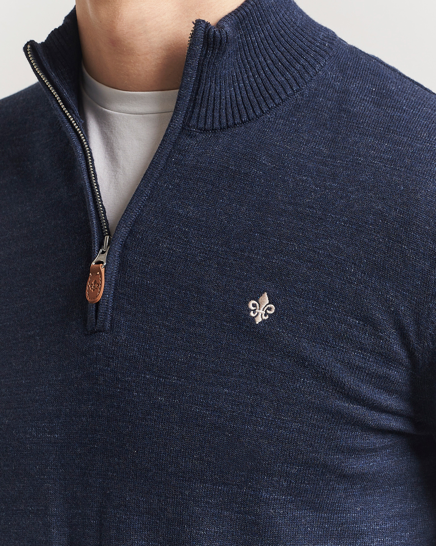 Homme | Pulls Et Tricots | Morris | Randall Half Zip Dark Blue
