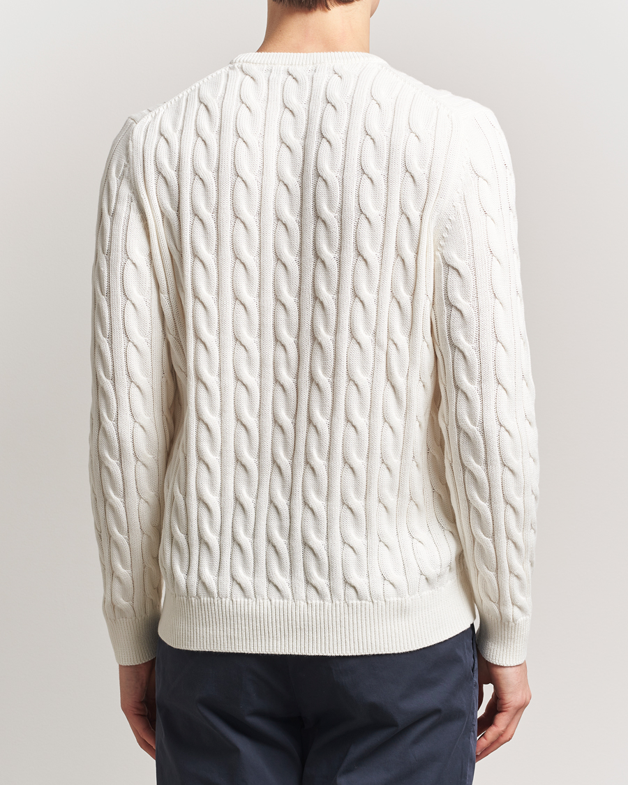 Homme | Pulls Et Tricots | Morris | Ethan Cable O-Neck Off White