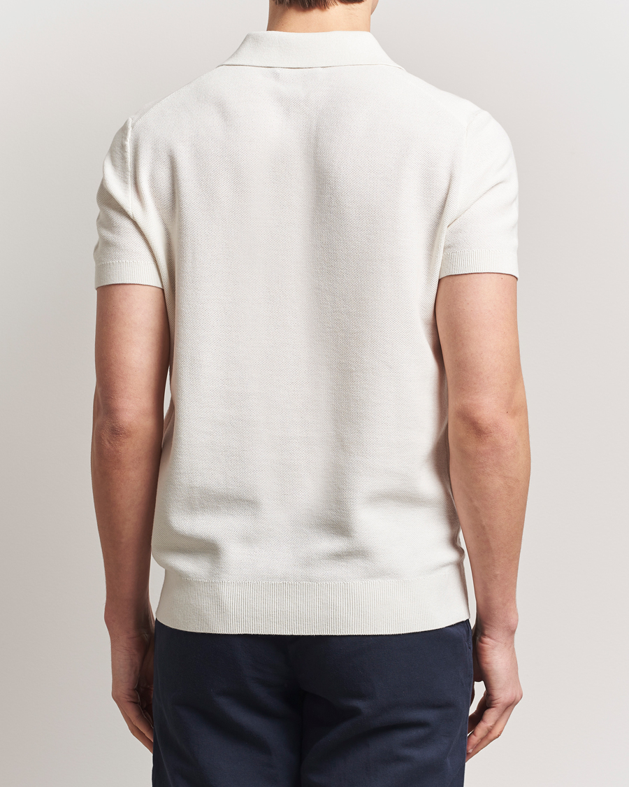 Homme | Polos | Morris | Walter Knitted Polo Off White