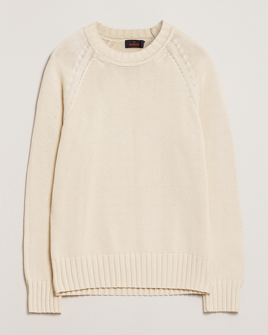 Homme | Pulls Et Tricots | Morris | Brooks Crew O-Neck Off White