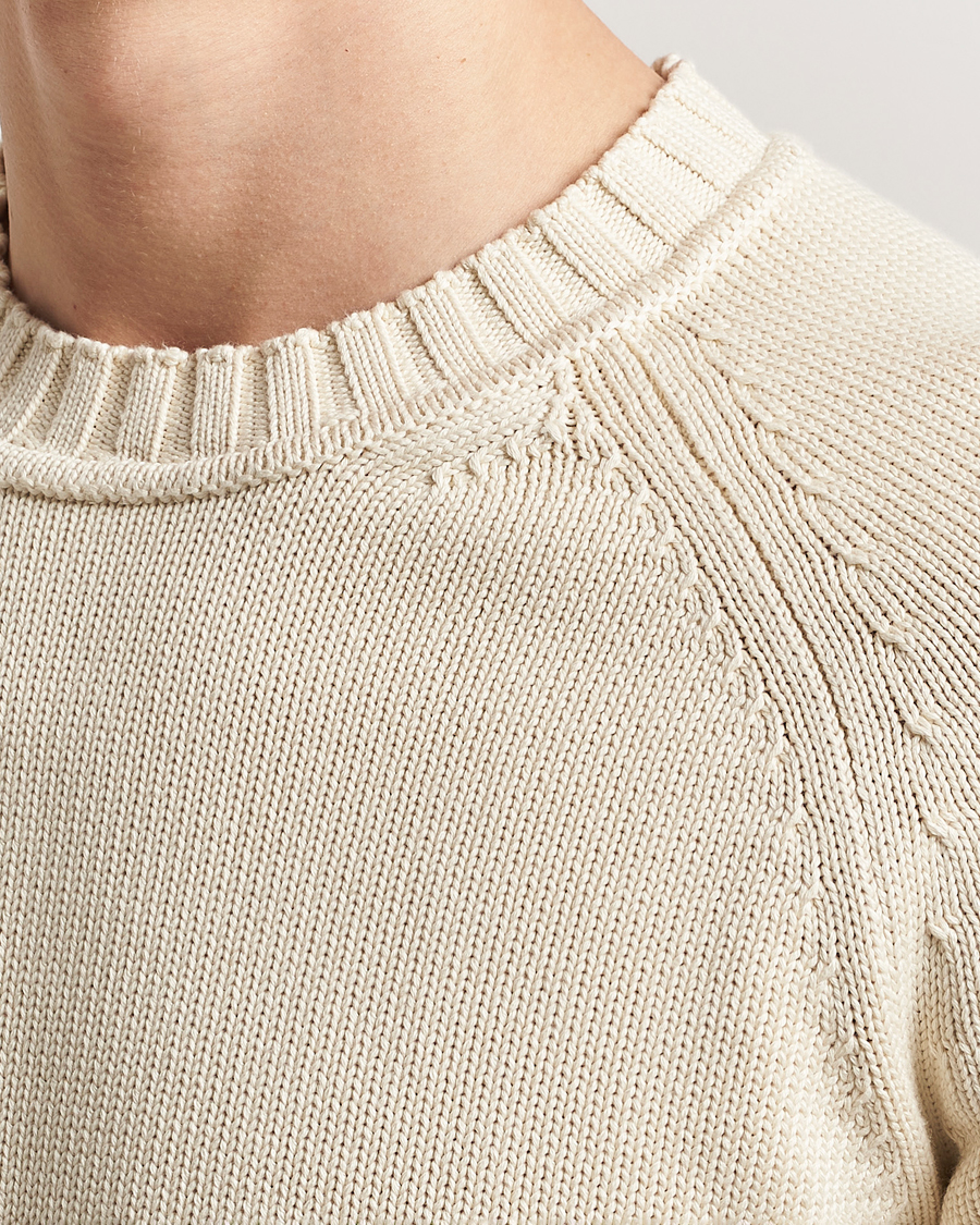 Homme | Pulls Et Tricots | Morris | Brooks Crew O-Neck Off White