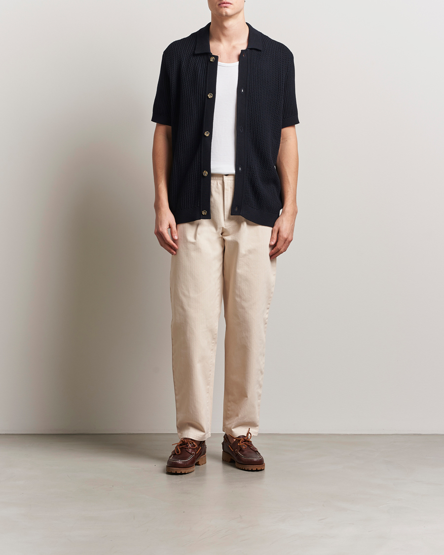 Homme | Chemises | Morris | Connors Short Sleeve Shirt Old Blue