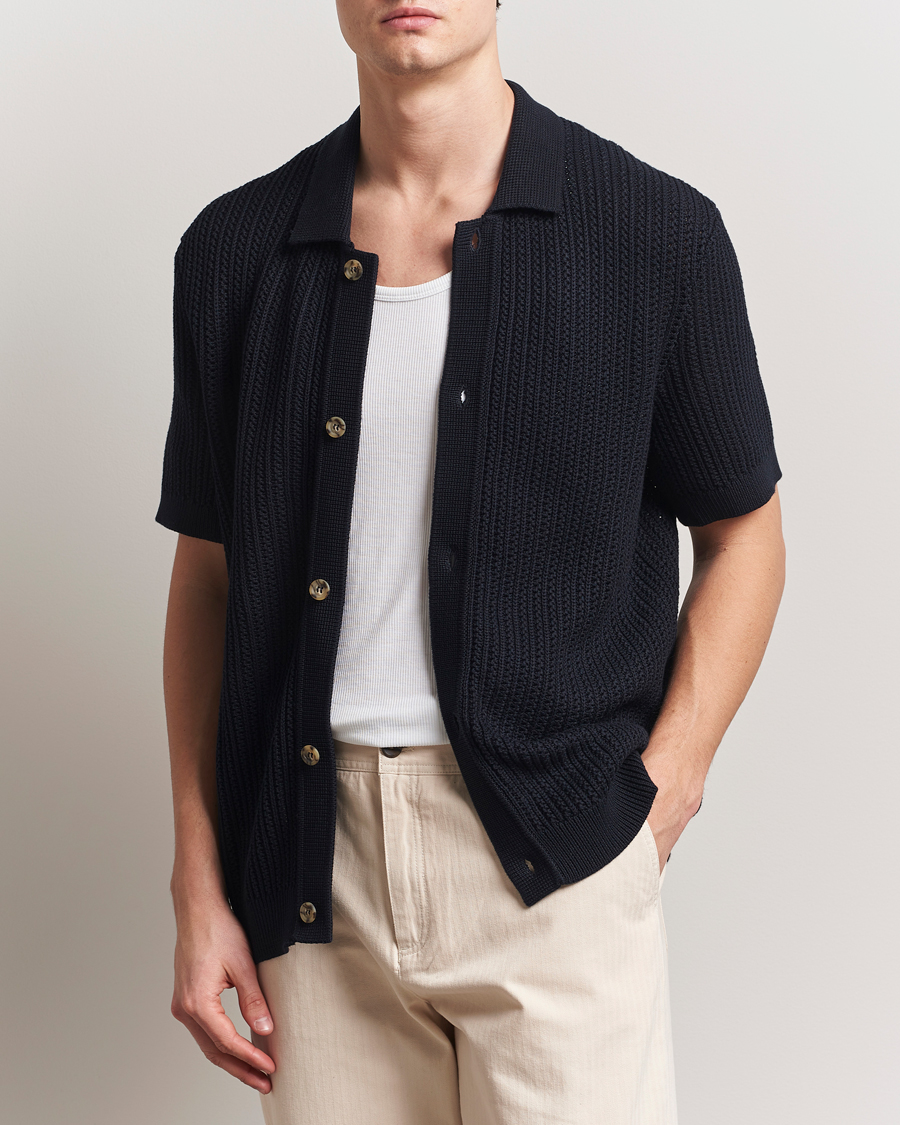 Homme | Chemises | Morris | Connors Short Sleeve Shirt Old Blue