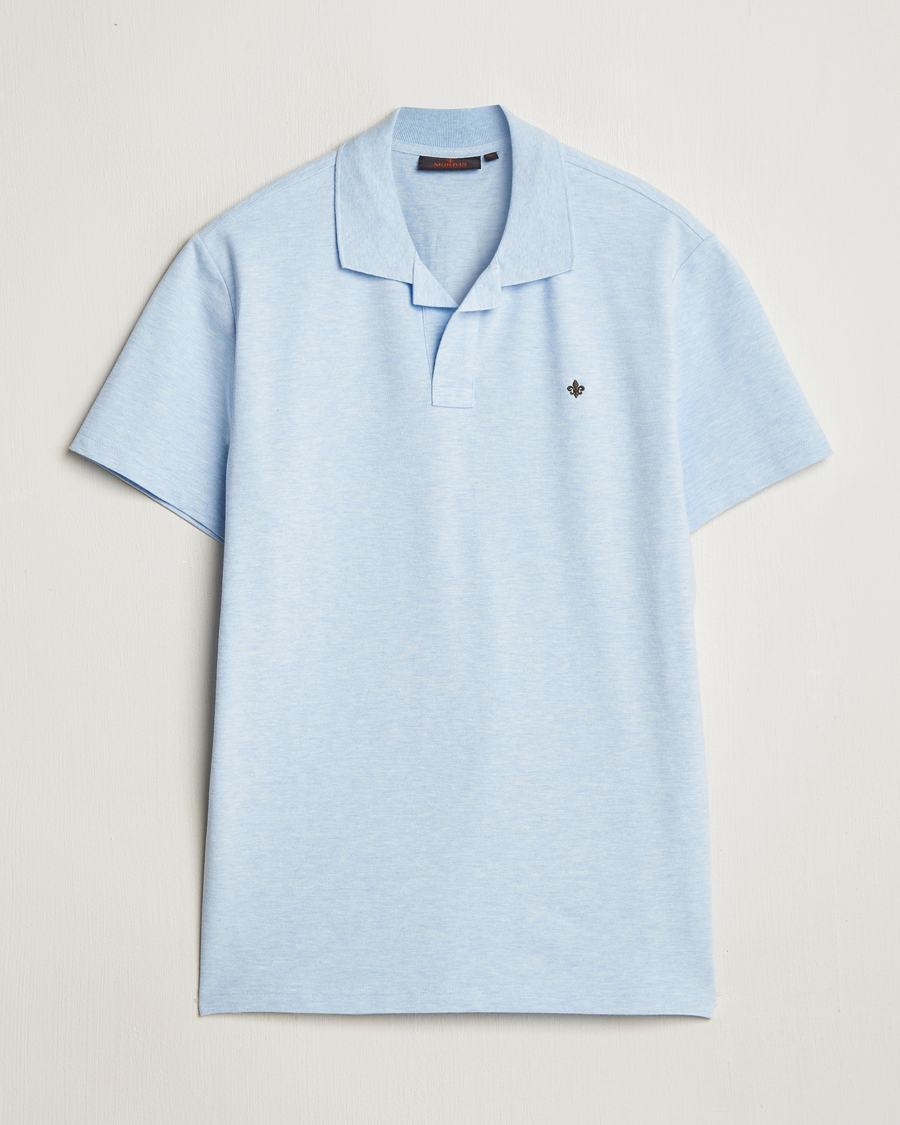 Homme | Polos | Morris | Dylan Pique Shirt Light Blue