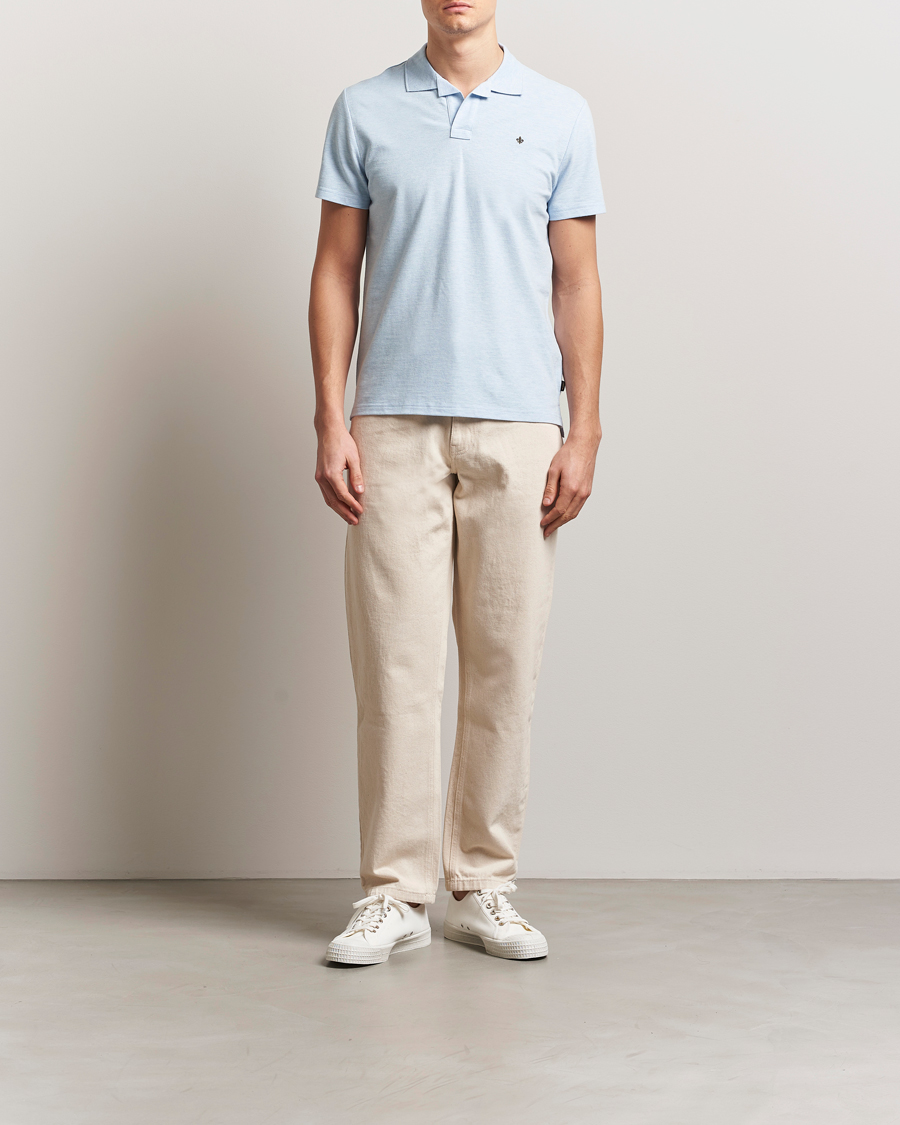Homme | Polos | Morris | Dylan Pique Shirt Light Blue