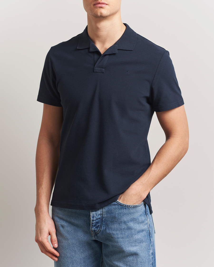 Homme | Polos | Morris | Dylan Pique Shirt Old Blue