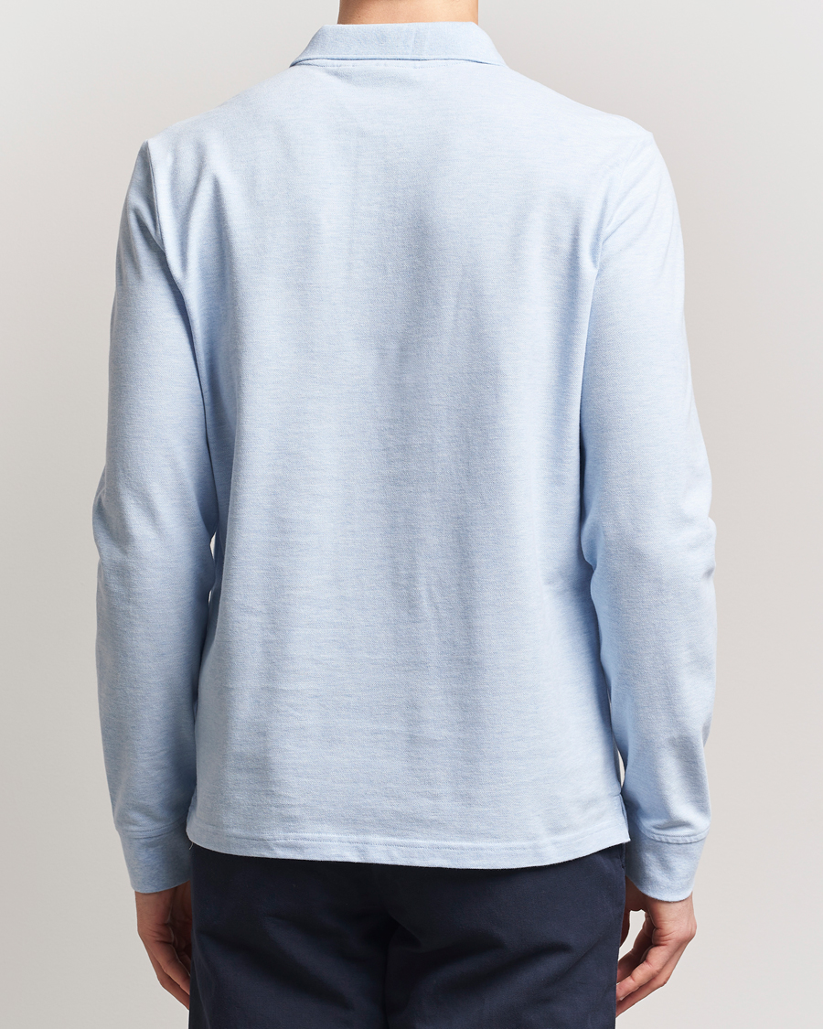 Homme | Pulls Et Tricots | Morris | Camden Long Sleeve Pique Light Blue