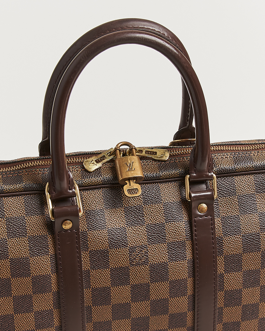 Homme | Louis Vuitton Pre-Owned Porte Documents Voyage Briefcase | Louis Vuitton Pre-Owned | Porte Documents Voyage Briefcase