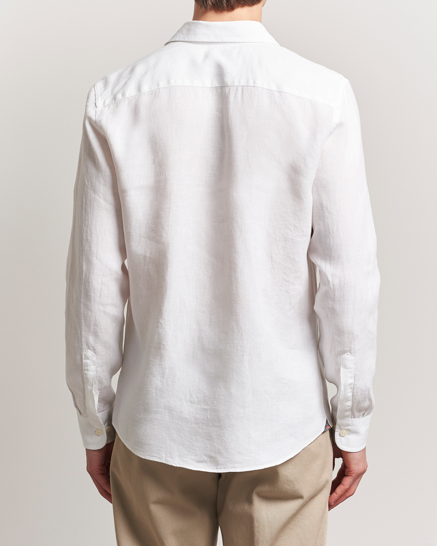 Homme | Chemises | Morris | Slim Fit Linen Shirt White