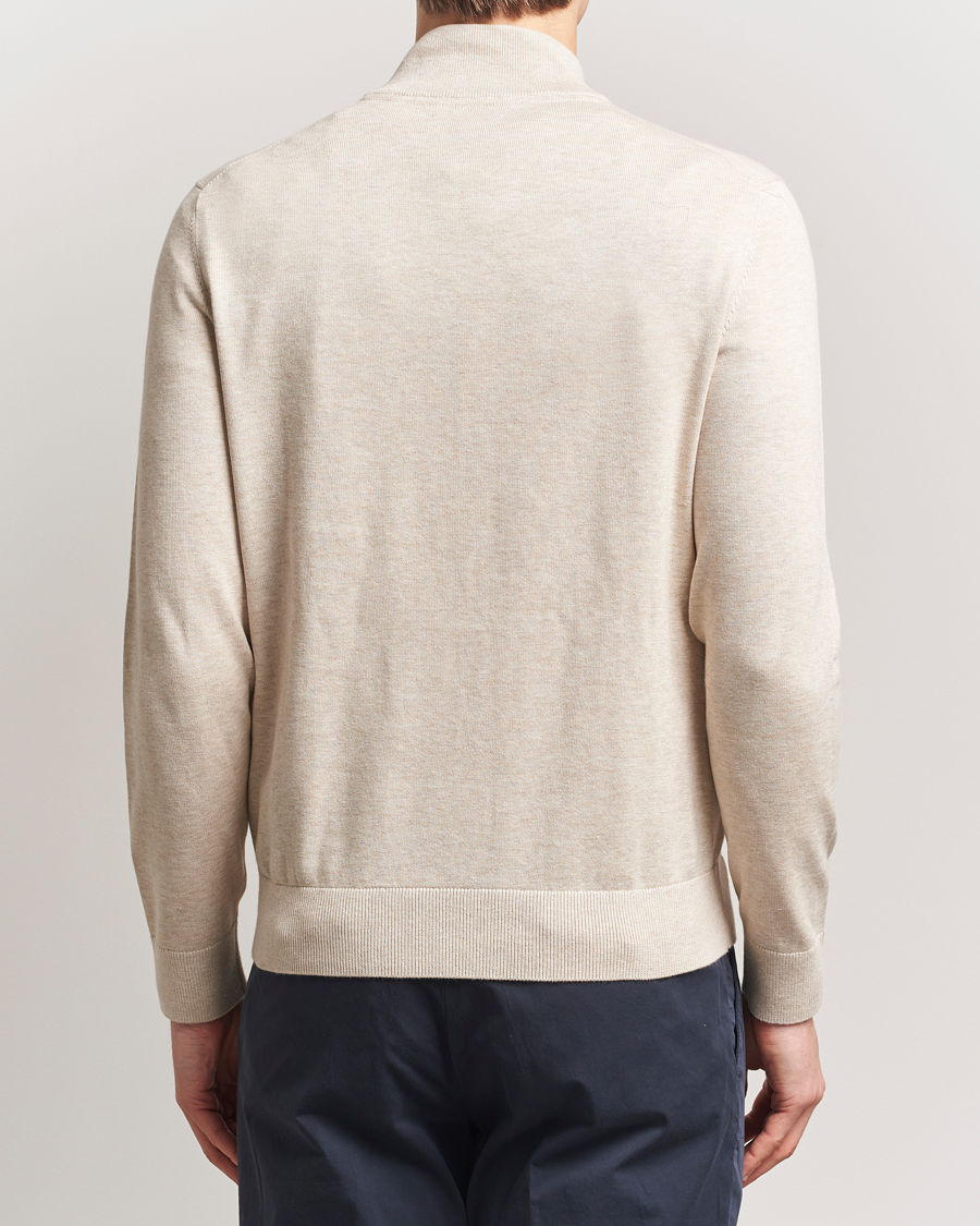 Homme | Pulls Et Tricots | Morris | Riley Cotton Half Zip Khaki