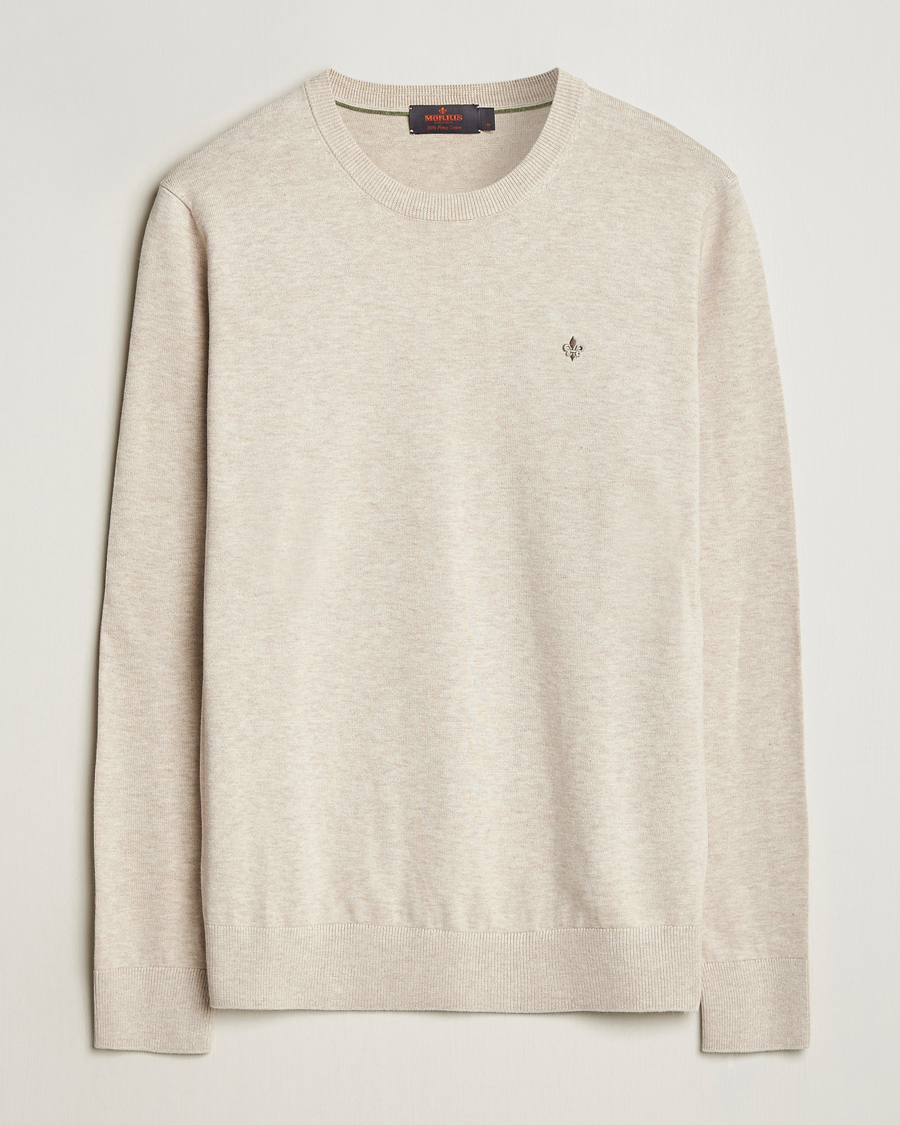 Homme | Pulls Et Tricots | Morris | Riley Cotton O-Neck Khaki