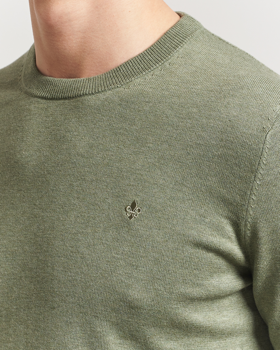 Homme | Pulls Et Tricots | Morris | Riley Cotton O-Neck Olive
