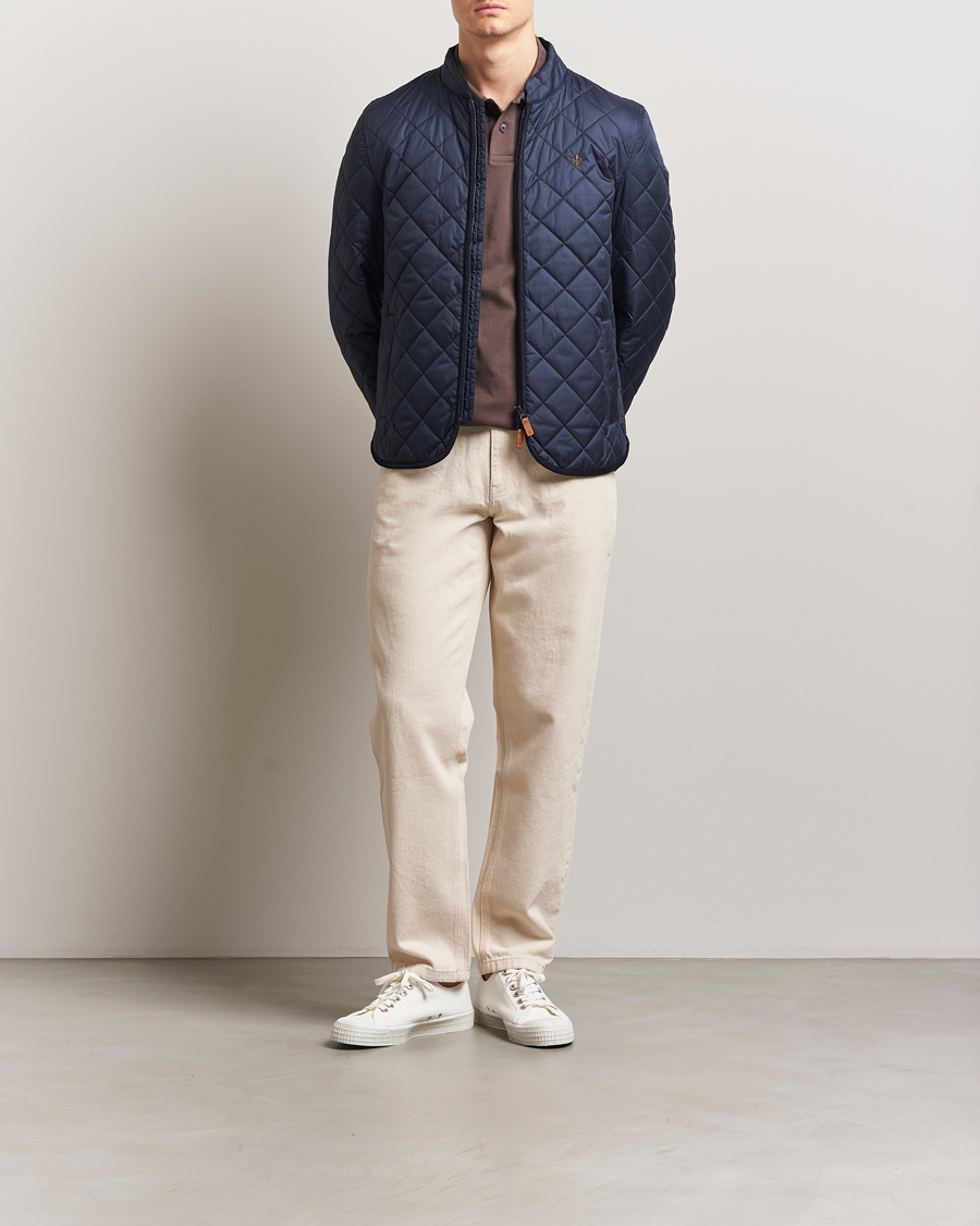 Homme | Manteaux Et Vestes | Morris | Teddy Quilted Jacket Navy