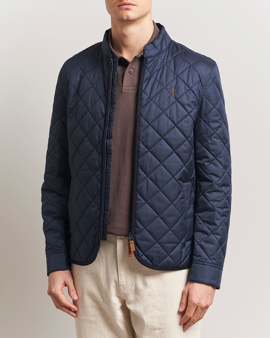 Homme | Manteaux Et Vestes | Morris | Teddy Quilted Jacket Navy