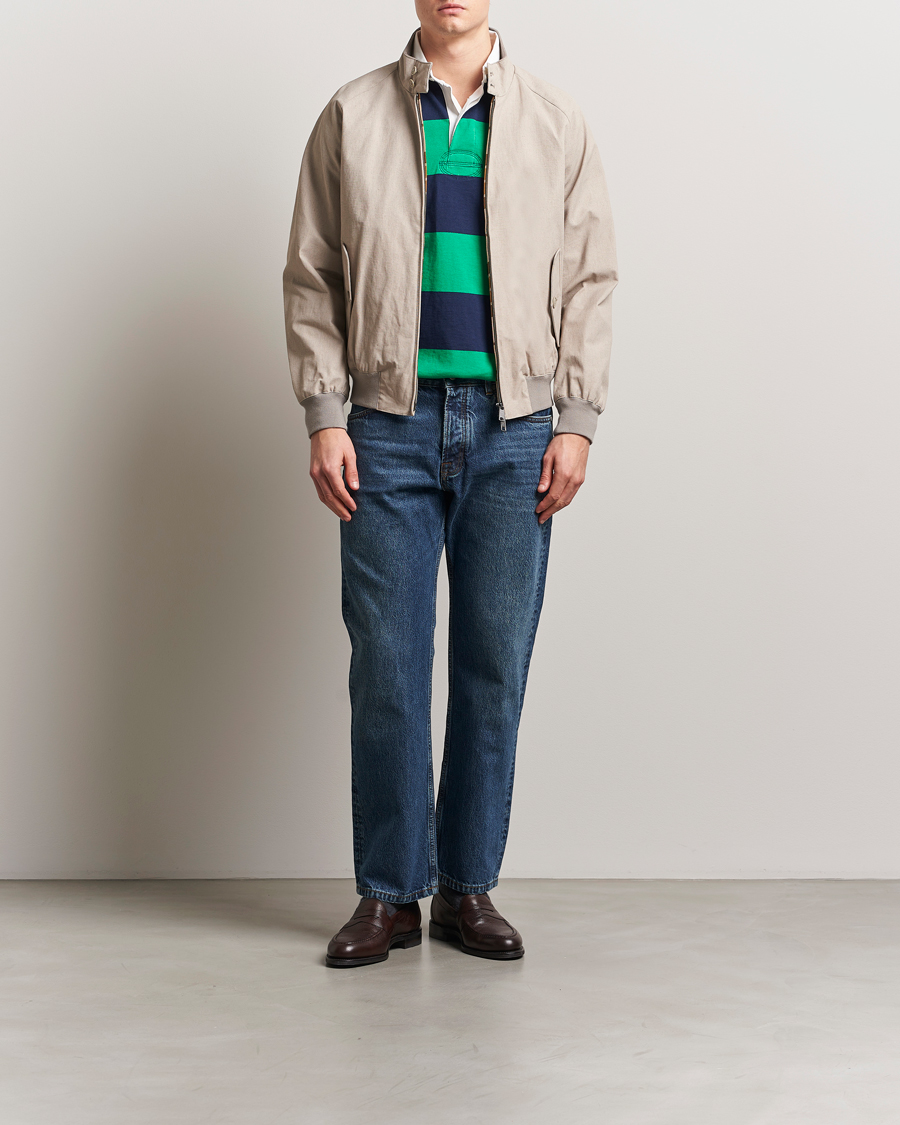 Homme | Manteaux Et Vestes | Baracuta | Tent Cloth Coated Cotton/Linen G9 Jacket Beige