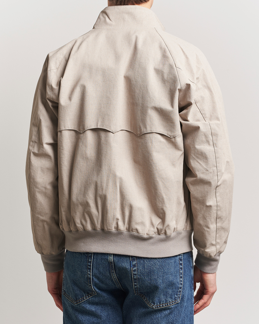 Homme | Manteaux Et Vestes | Baracuta | Tent Cloth Coated Cotton/Linen G9 Jacket Beige