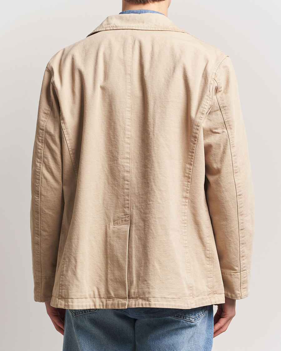Homme | Manteaux Et Vestes | Baracuta | Garment Dyed Canvas Peacoat British Khaki