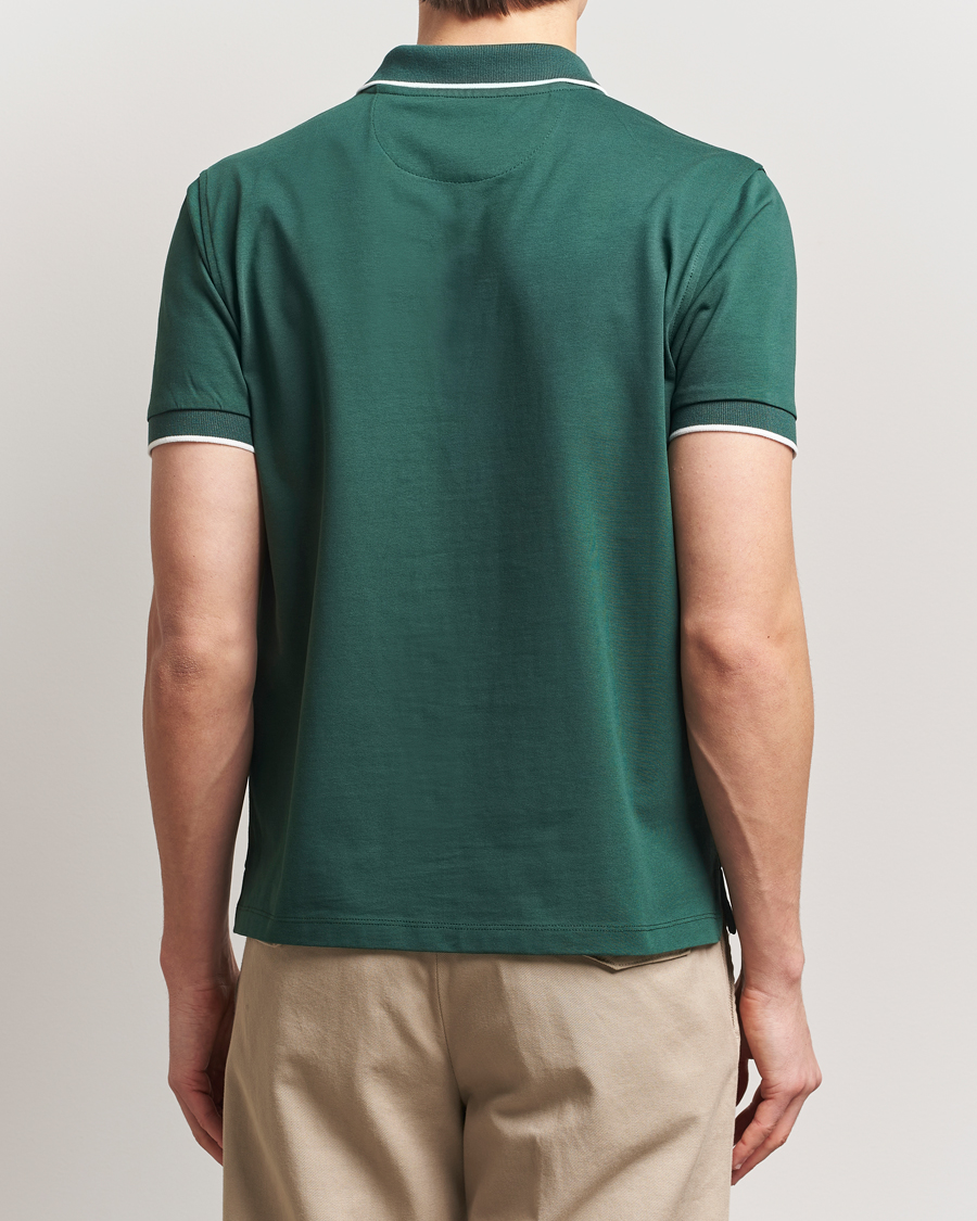 Homme | Polos | Baracuta | Short Sleeve Cotton Jersey Polo Racing Green