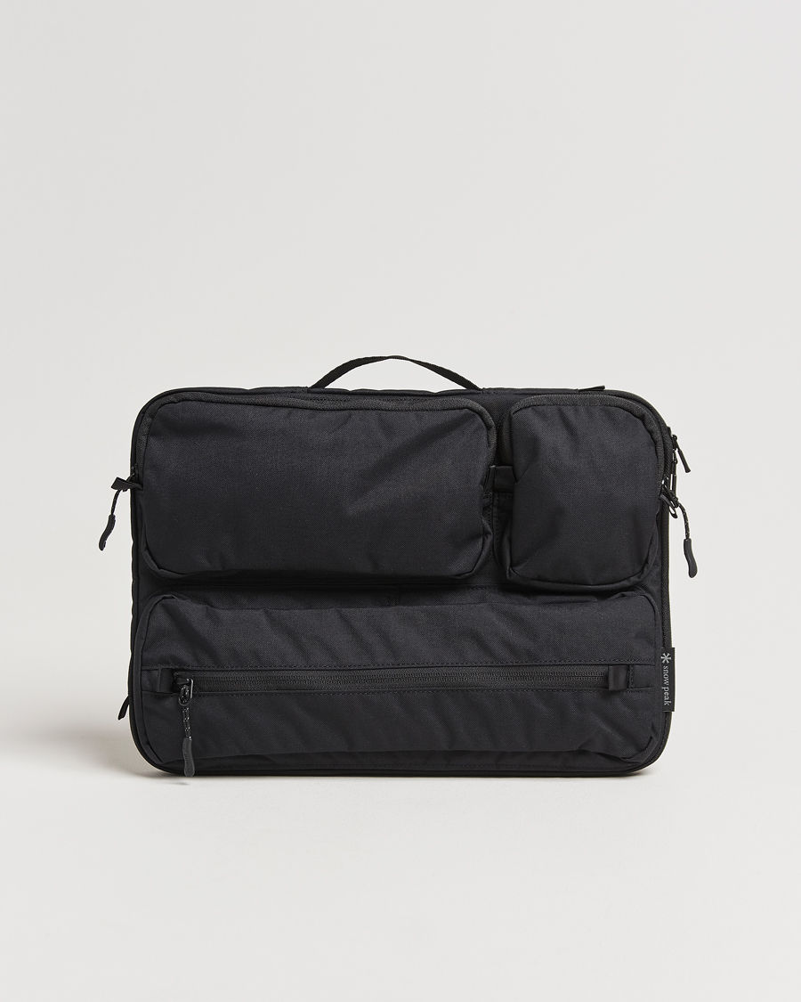 Homme | Snow Peak Everyday Use Laptop Case Black | Snow Peak | Everyday Use Laptop Case Black