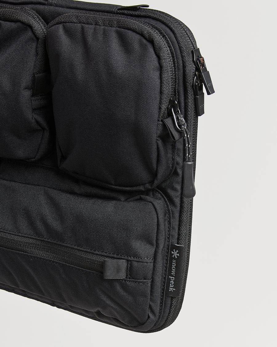 Homme | Snow Peak Everyday Use Laptop Case Black | Snow Peak | Everyday Use Laptop Case Black