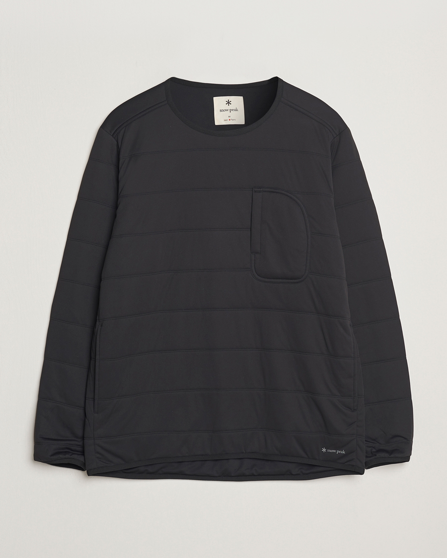 Homme | Pulls Et Tricots | Snow Peak | Flexible Insulated Pullover Black