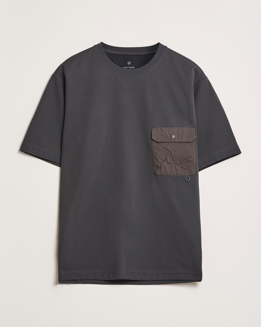 Homme | T-shirts | Snow Peak | Insect Shield T-Shirt Charcoal