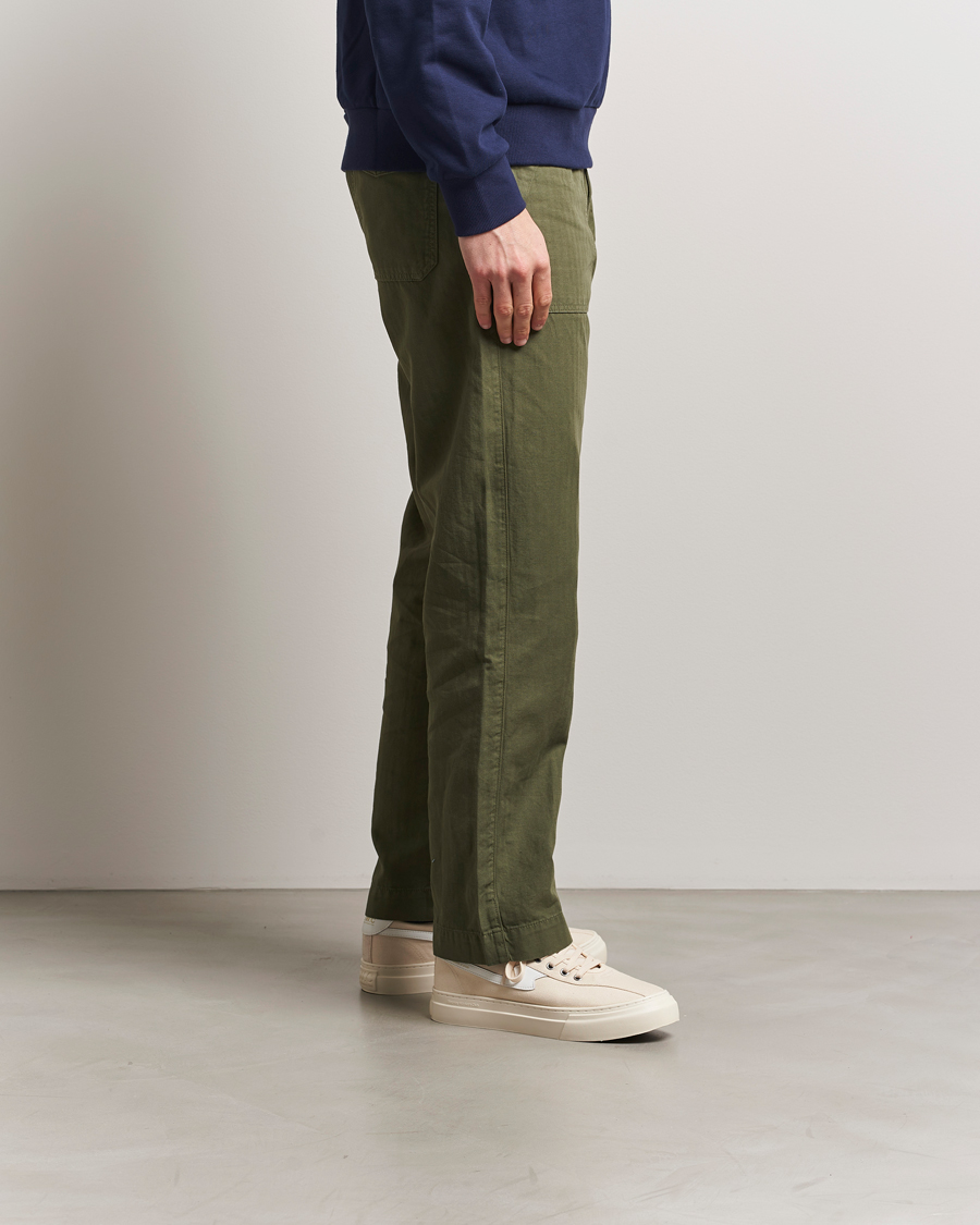 Homme | Baskets | Stepney Workers Club | Dellow S-Strike Cupsole Canvas Sneaker Ecru/White