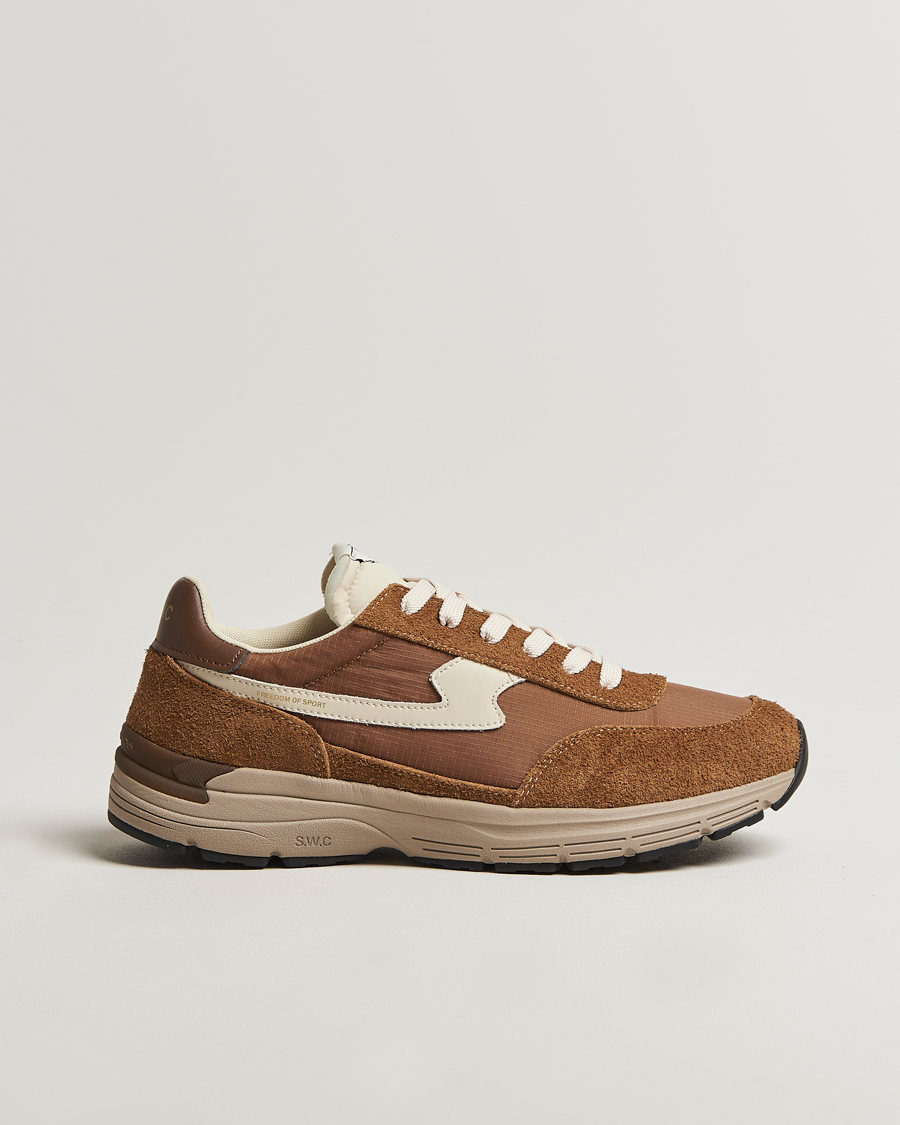 Homme | Stepney Workers Club Osier S-Strike Suede Mix Runner Sneaker Brown | Stepney Workers Club | Osier S-Strike Suede Mix Runner Sneaker Brown