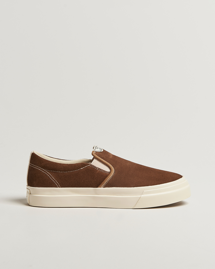 Homme | Stepney Workers Club Lister Suede Slip-On Sneaker Brown | Stepney Workers Club | Lister Suede Slip-On Sneaker Brown